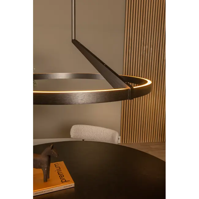 Premium APPLAUSE - Pendant Lamp - Ø 60 cm - LED Dimmable - CCT - 1x32W 2700K/4000K - Hand Motion Sensor - Grey Iron - 23400/60/15