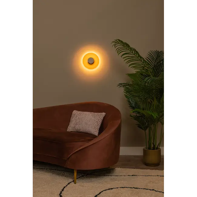 Premium SANTIAGO - Wandlamp - Ø 23 cm - LED Dimb. - CCT - 1x10W 2700K/4000K - Amber - 23201/12/62