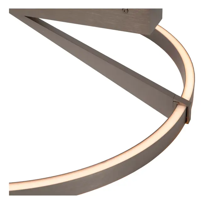 Premium APPLAUSE - Plafonnière - Ø 60 cm - LED Dimb. - CCT - 1x40W 2200K/4000K - Grijs ijzer - 23100/60/15