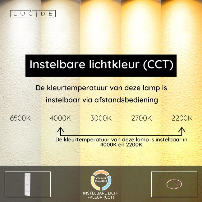 Premium APPLAUSE - Ceiling lamp - Ø 40 cm - LED Dimming. - CCT - 1x26W 2200K/4000K - Coffee - 23100/40/96