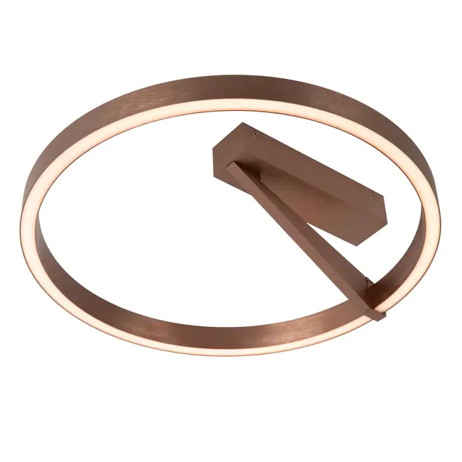 Premium APPLAUSE - Plafonnière - Ø 40 cm - LED Dimb. - CCT - 1x26W 2200K/4000K - Koffie - 23100/40/96