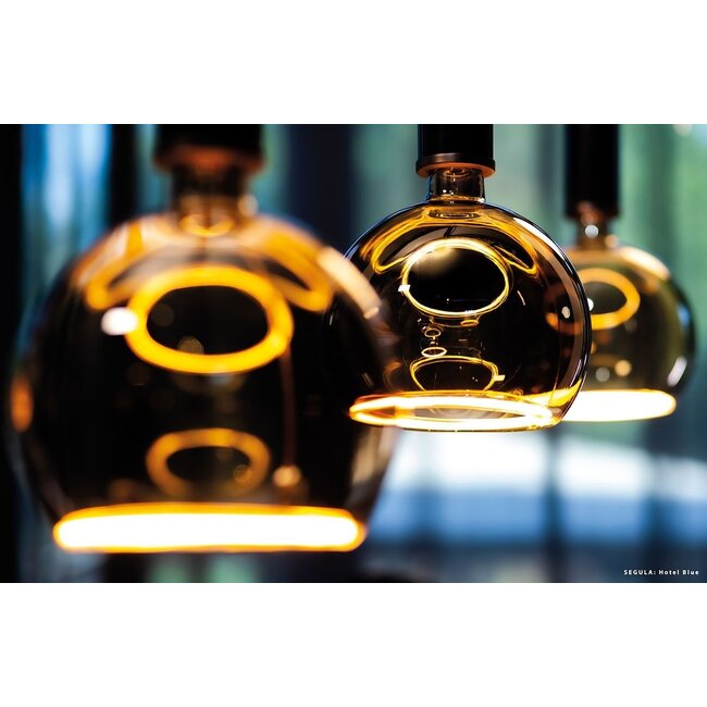 LED Floating Globe 200 smokey gray-E27-6W-300lm-1900K