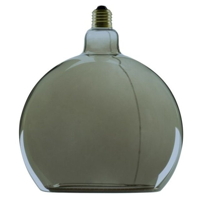 Ampoule LED flottante 200 mm gris fumé - Culot E27 - 6 W - 300 lm - 1900 K