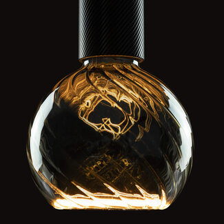 Segula Ampoule LED flottante 125 mm torsadée gris fumé - Culot E27 - 6 W - 250 lm - 1900 K