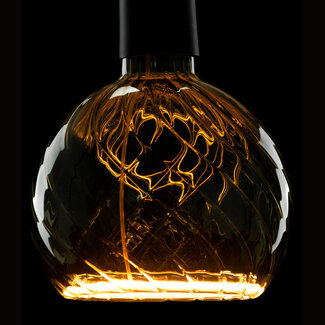 Segula Ampoule LED flottante 150 mm torsadée gris fumé - Culot E27 - 6 W - 230 lm - 1900 K