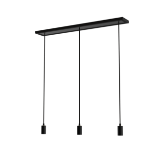 Segula Hanglamp MADOX 3-WAVE - E27 - Zwart