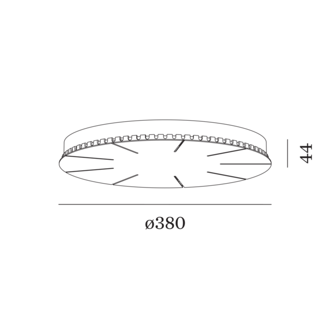 Lustre multiple 6 - Blanc