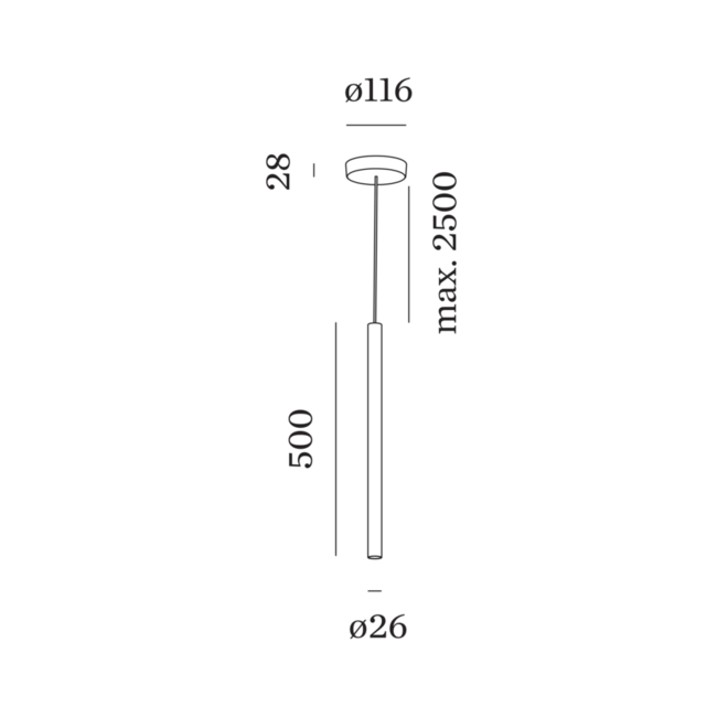 Pendant lamp Match 5.0