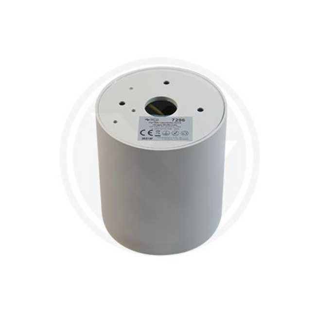 Opbouwspot IP54 GU10 rond 80x84 wit - OUTLET
