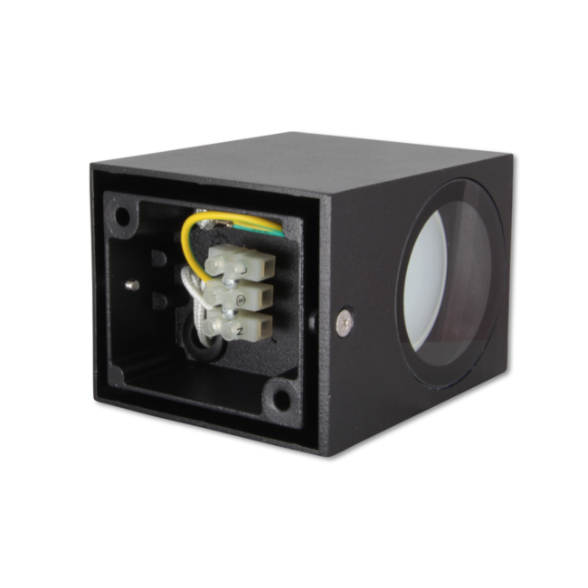 LIDA | Murale | Haut | Noir | IP54 | GU10 - S