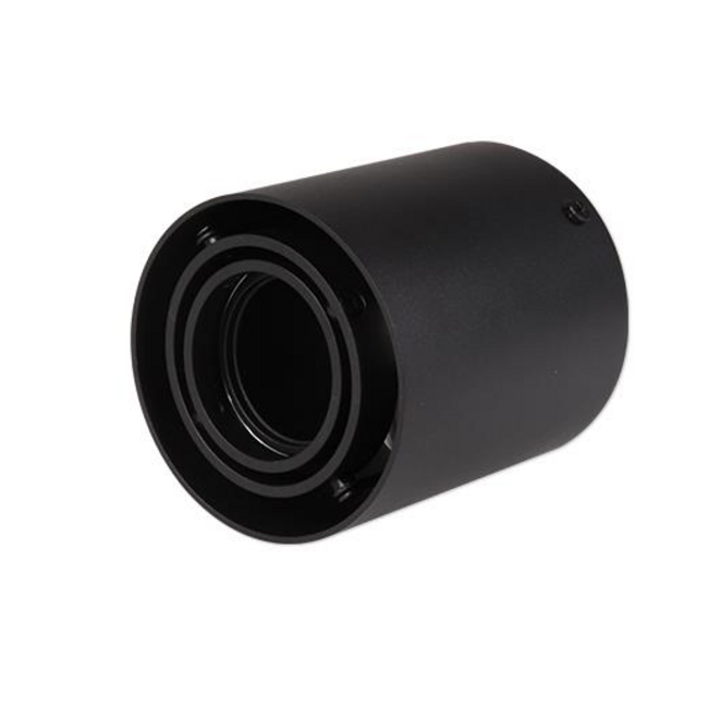 Adjustable surface-mounted spotlight round - GU10 - 90x100 black