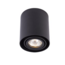 Spot rond orientable en saillie - GU10 - 90 x 100 mm noir