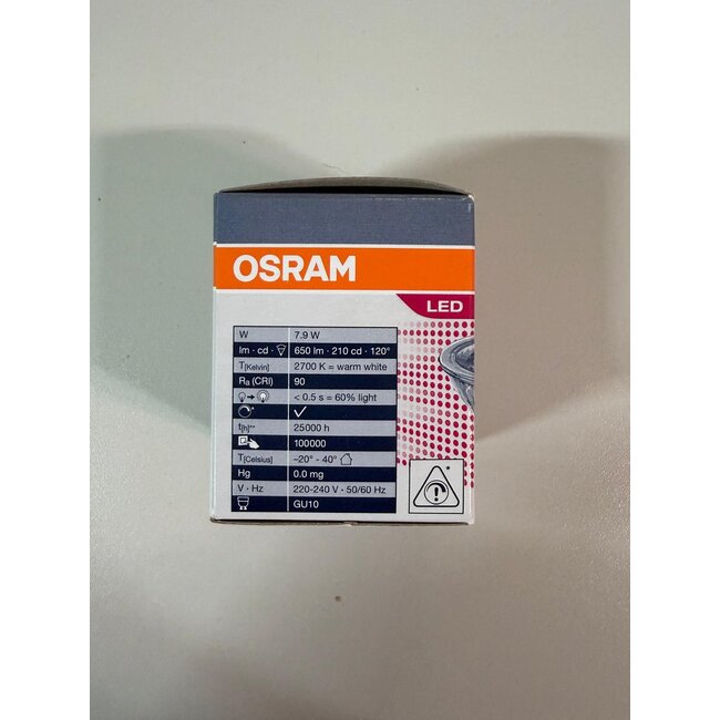 Parathom DIM 8-51 W LED spot GU10 Dimmable 120° - OUTLET