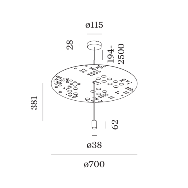 Suspension Shedda Fractal 2.0