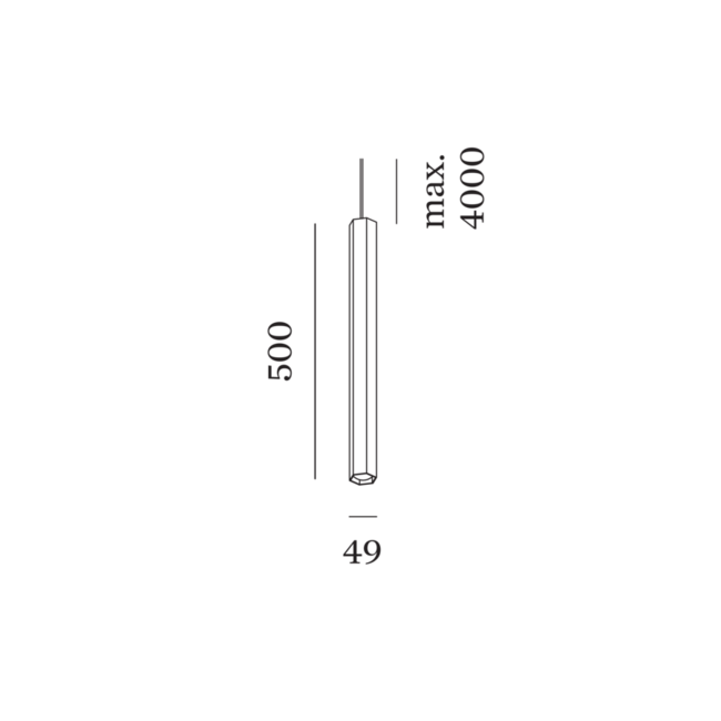 Hanging lamp Hexo Mini 5.0 - PAR11