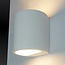 Wandlamp Plaster rond Gips