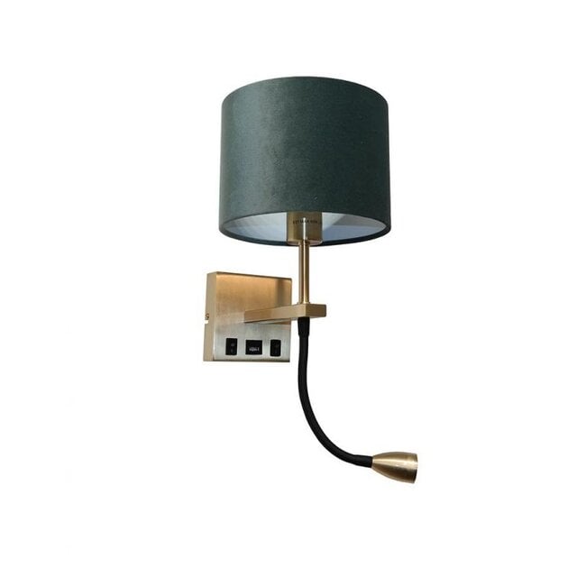 Lampe murale quadruple USB