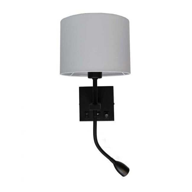 Quad USB wall lamp