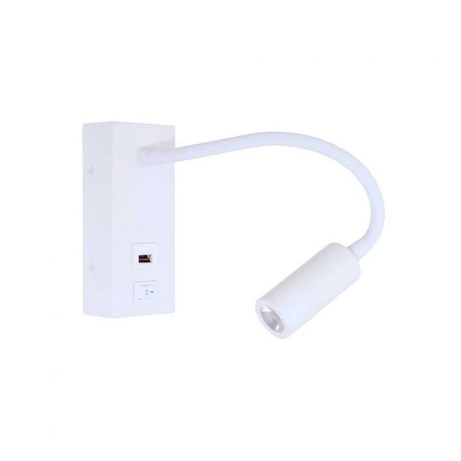 Applique murale LED flexible USB