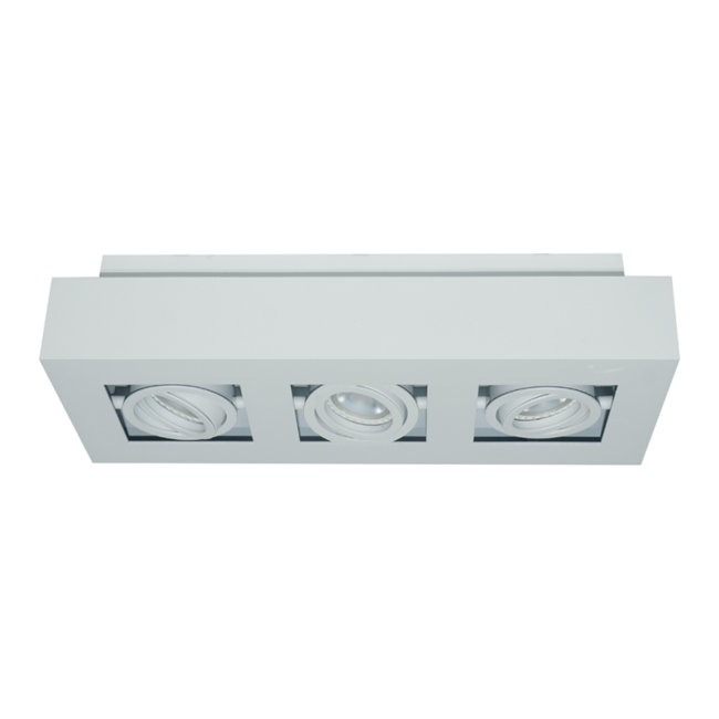 Surface-mounted spotlight Bosco 3 lights