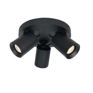 Artdelight Surface-mounted spotlight Megano round 3 lights