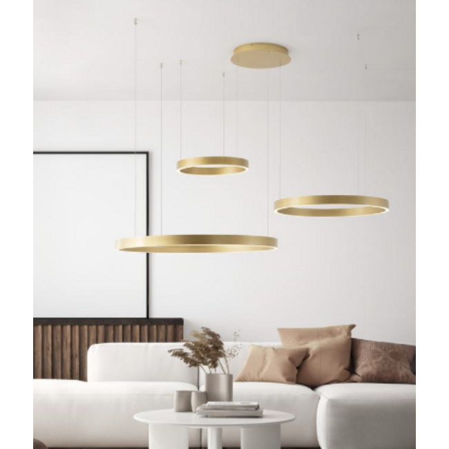 Hanglamp Elowen - 3x Goud