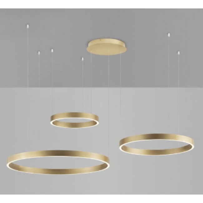 Elowen Pendant Lamp - 3x Gold