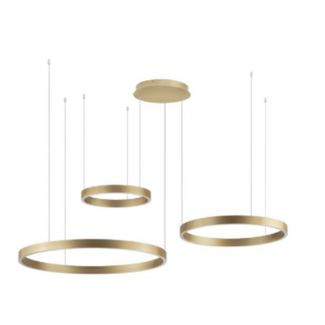 Nova Luce Hanglamp Elowen - 3x Goud