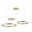 Nova Luce Hanglamp Elowen - 3x Goud