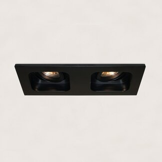 Artdelight Recessed spotlight Moggio 2 lights