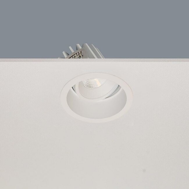 Recessed spotlight Ribs