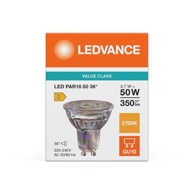 GU10 LED spotlight 3.7-50W - NOT DIMMABLE