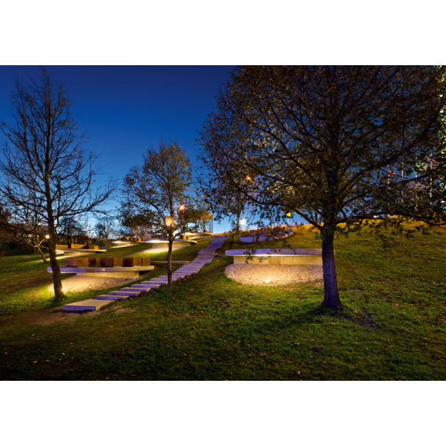 Spot de sol LED CHART 1.2 INOX