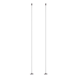 Lucide Premium Premium LINIAL Suspension Cable - 1-Phase Track System / Track Lighting - Smart - 48V Track - Matte Black Chrome