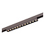 Lucide Premium Éclairage sur rail LINIAL XENIA Railspot Premium - Système de rail monophasé / Éclairage sur rail - Intelligent - Rail 48 V - LED - Chrome noir mat