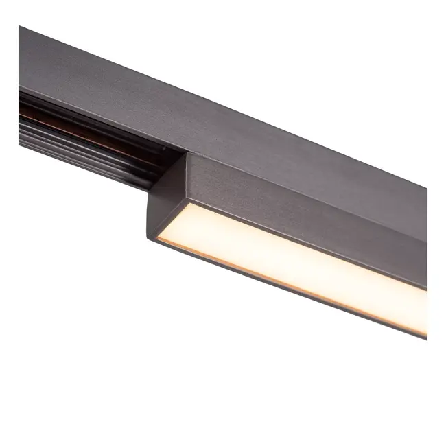 Premium LINIAL GLYXX Railspot - 1-fase Railsysteem / Railverlichting - Smart - 48V Track - 1xLED - Mat Zwart Chroom - 55903/24/08