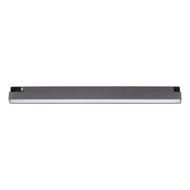 Projecteur sur rail LINIAL GLYX Premium - Système de rail monophasé / Éclairage sur rail - Intelligent - Rail 48 V - 1 LED - Chrome noir mat - 55903/12/08