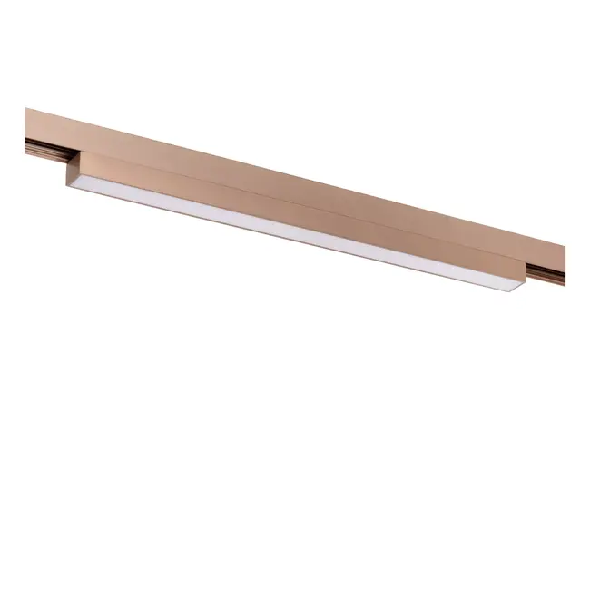 Premium LINIAL GLYX Railspot - 1-fase Railsysteem / Railverlichting - Smart - 48V Track - 1xLED - Champagne - 55903/12/05