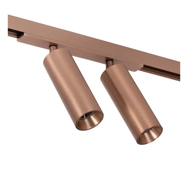 Premium LINIAL MOXX Rail spotlight - 1-phase Rail system / Rail lighting - Smart - 48V Track - 2xLED - Champagne - 55902/20/05
