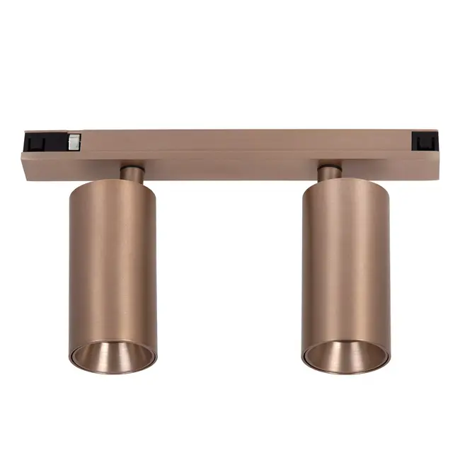 Premium LINIAL BIXX Railspot - 1-fase Railsysteem / Railverlichting - Smart - 48V Track - 2xLED - Champagne - 55901/16/05