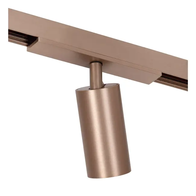 Spot sur rail LINIAL BIX Premium - Système de rail monophasé / Éclairage sur rail - Intelligent - Rail 48 V - 1 LED - Champagne - 55901/08/05