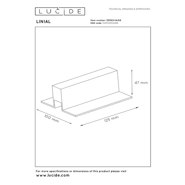 Premium LINIAL Aansluitdoos & Klemmenblok - 1-fase Railsysteem / Railverlichting - Smart - 48V Track - Mat Zwart Chroom - 55900/14/08