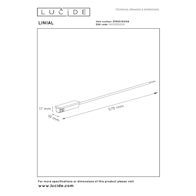 Alimentation de démarrage LINIAL Premium - Intelligente - Rail 48 V - Système de rail monophasé / Éclairage sur rail - Intelligente - Rail 48 V - Chrome noir mat - 55900/09/08