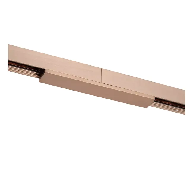 Premium LINIAL Straight connector - 1-phase track system / track lighting - Smart - 48V track - Champagne - 55900/08/05