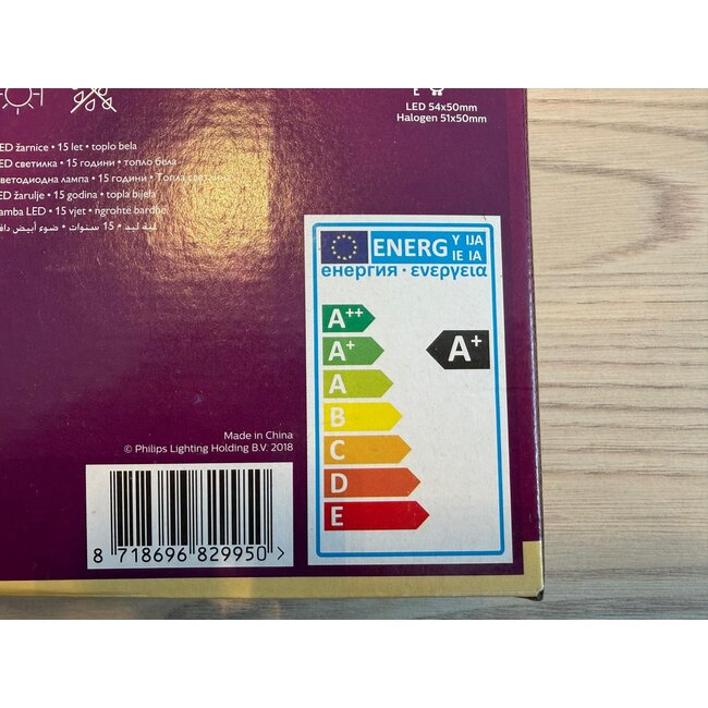 LED Spot GU10 - 50W - 2700K - NIET DIMBAAR -  6pack