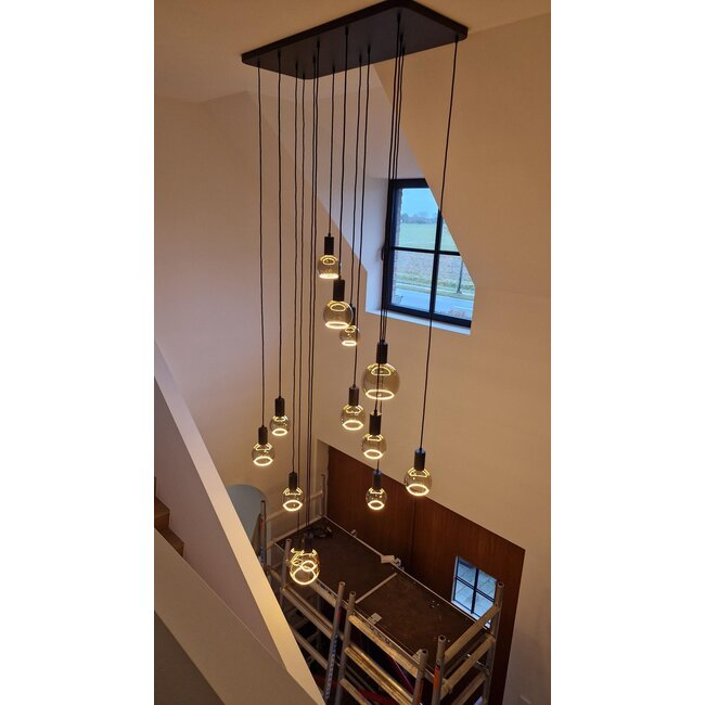 MADOX 5-WAVE Pendant Lamp - E27 - Black