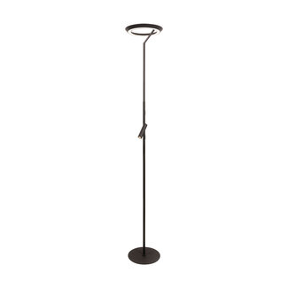 Lucide CELESTE - Vloerlamp - Ø 28 cm - LED Dimb. - 2700K - Zwart | Essential