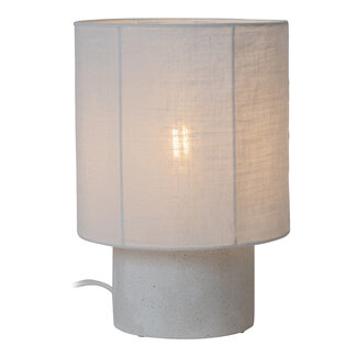 Lucide TISSAJA - Table lamp - Ø 20 cm - 1xE14 - White | Essential