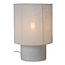 Lucide TISSAJA - Table lamp - Ø 20 cm - 1xE14 - White | Essential