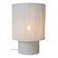 Lucide TISSAJA - Table lamp - Ø 30 cm - 1xE27 - White | Essential